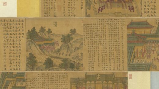 宋人景德四图卷绢本设色描金（331x2526厘米）38375x4366像素台北故宫博物院藏.jpg