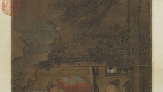 宋人松溪书屋轴.jpg
