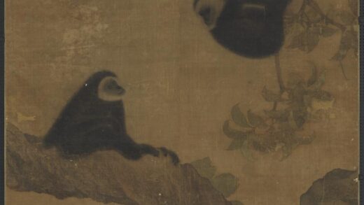 宋人枇杷猿戏图轴.jpg