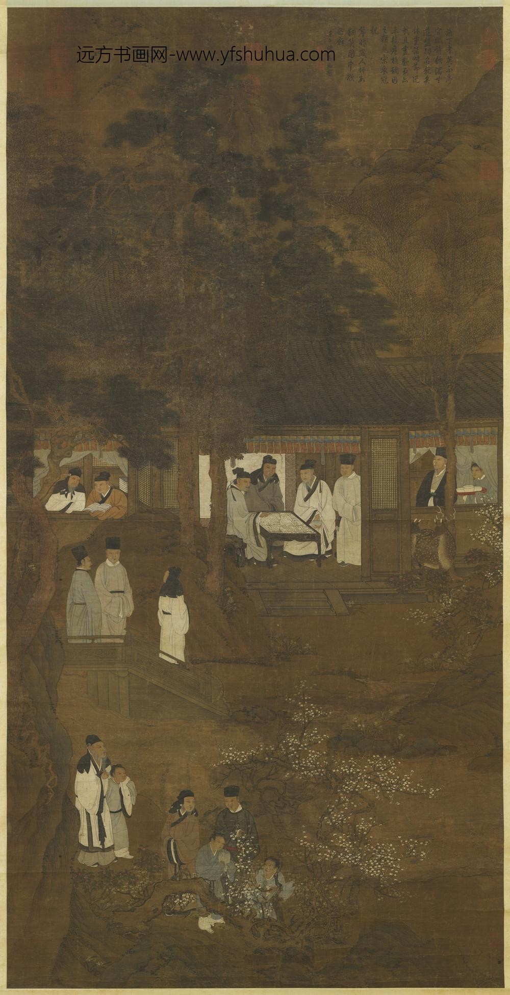 宋人洛阳耆英会图轴