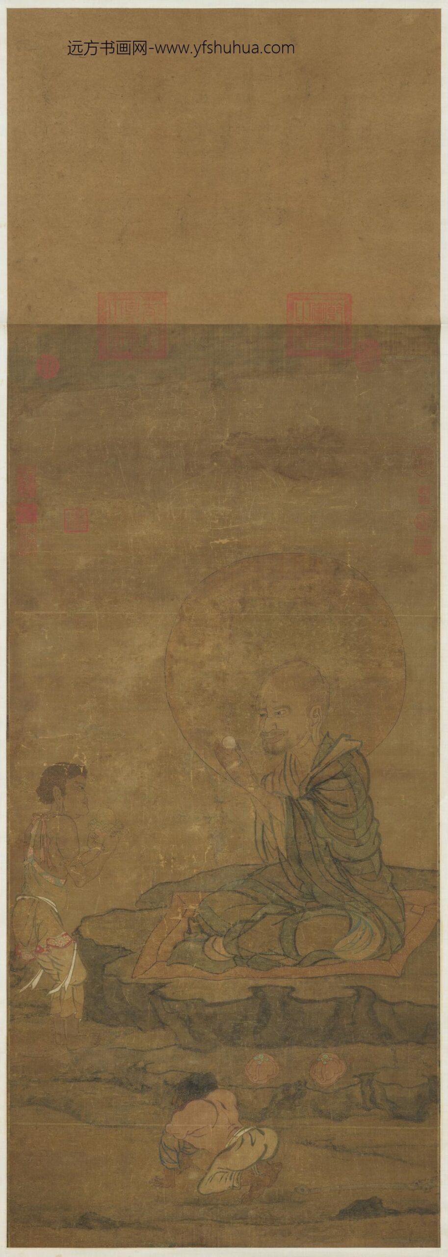 宋人画十六尊者（十二）轴