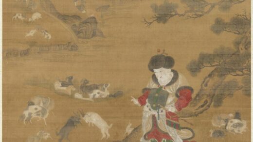 宋人画吉祥开泰图轴.jpg