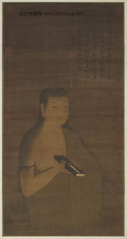 宋人画文殊像轴.jpg