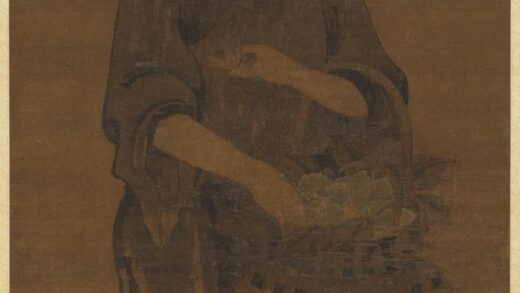 宋人画釆芝仙轴.jpg