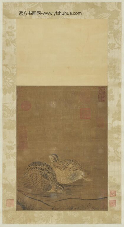 宋人画鹌鹑轴.jpg