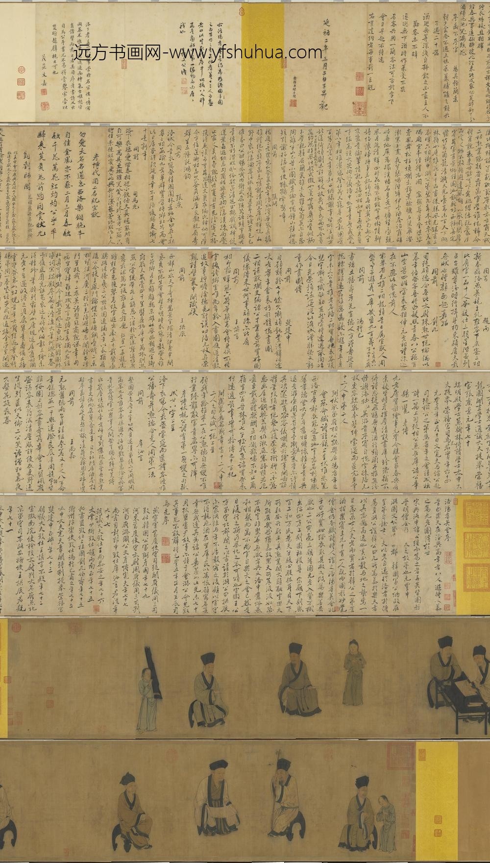 宋人耆英会图卷