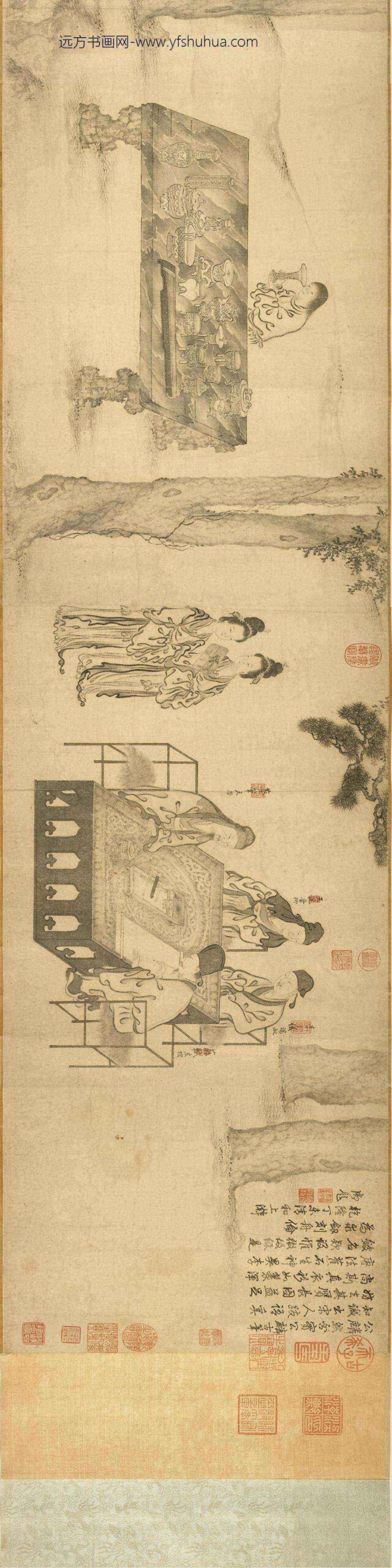 宋人西园雅集卷-台北故宫博物院_