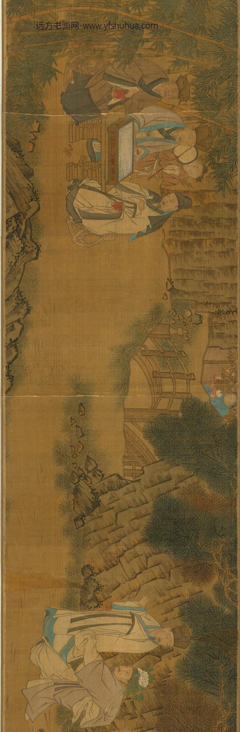 宋人香山高会图卷-台北故宫博物院_