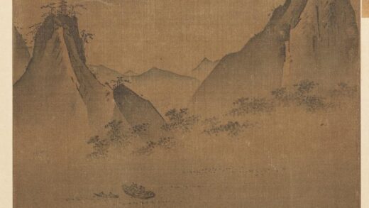 宋叶肖岩西湖十景图册 两峰插云.jpg