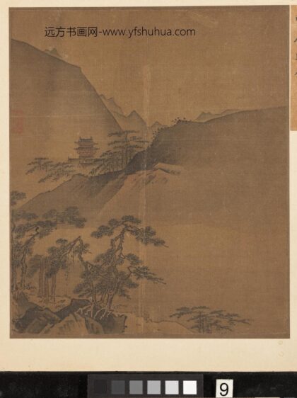 宋叶肖岩西湖十景图册 南屏晚钟.jpg