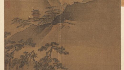 宋叶肖岩西湖十景图册 南屏晚钟.jpg