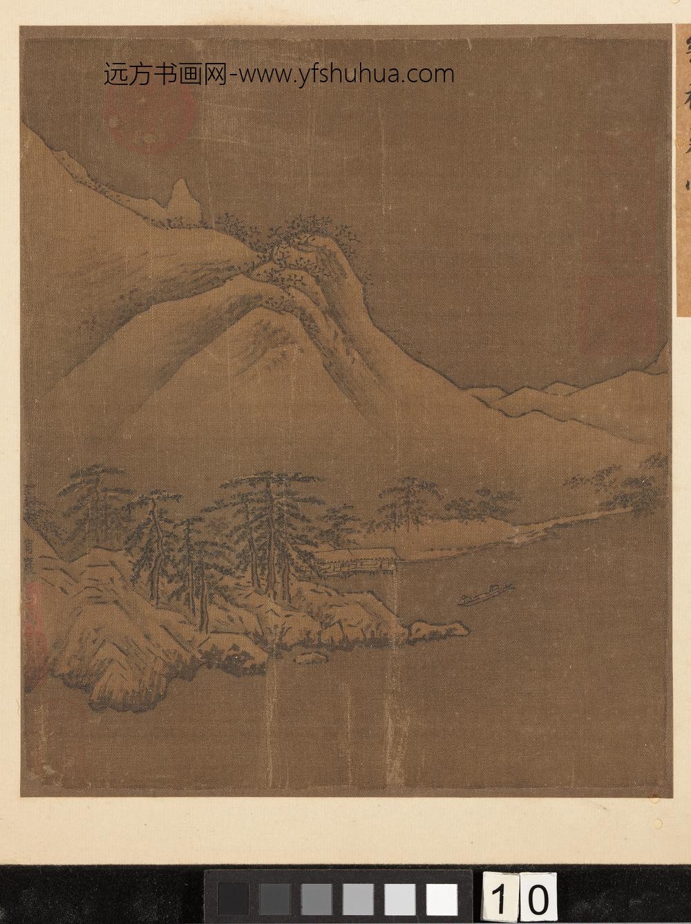 宋叶肖岩西湖十景图册-断桥残雪