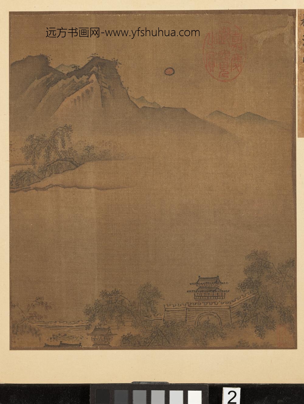 宋叶肖岩西湖十景图册-柳浪闻莺