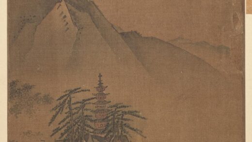 宋叶肖岩西湖十景图册 雷峰夕照.jpg