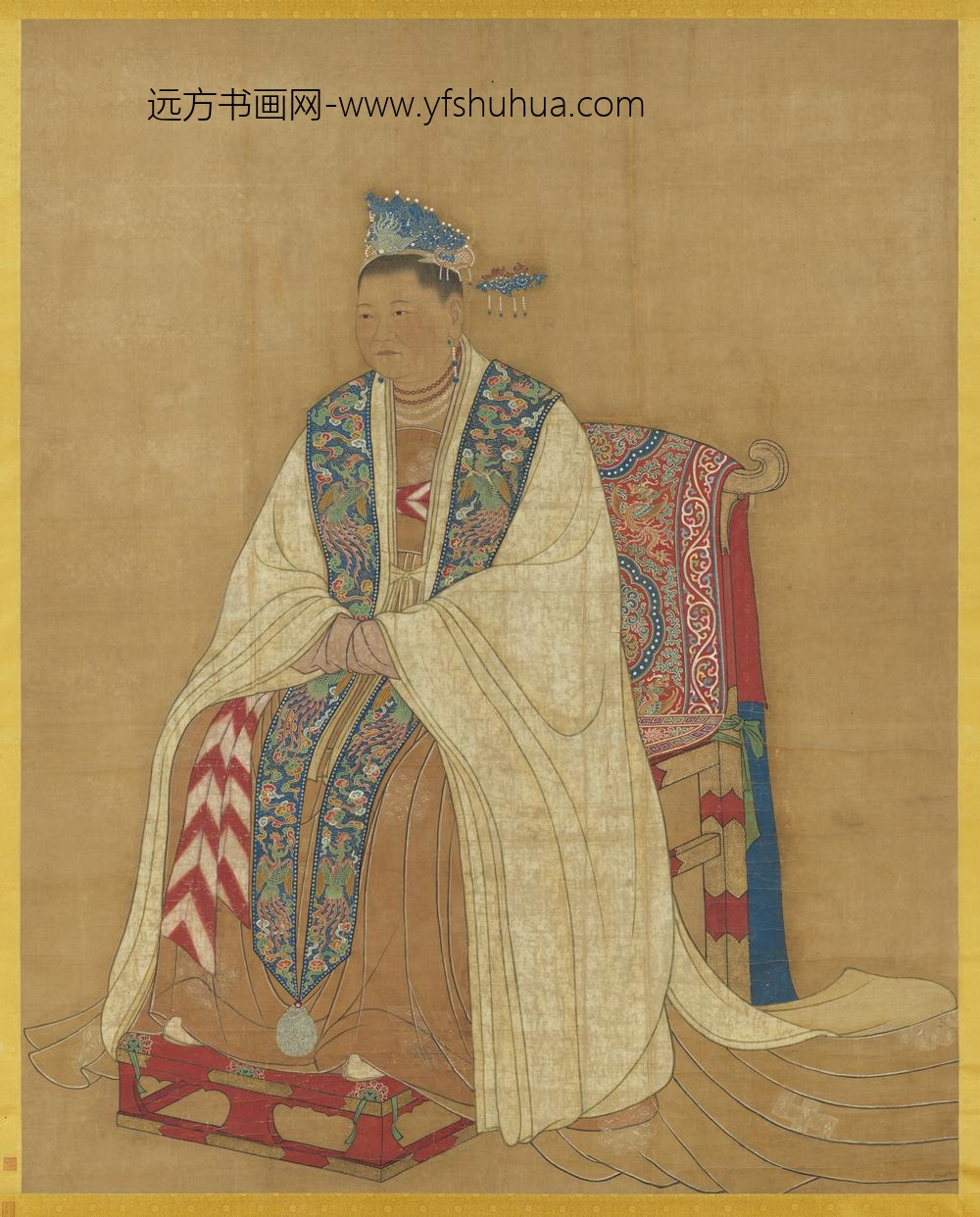 宋宣祖后坐像轴