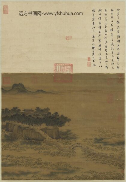 宋张择端画春山图轴.jpg