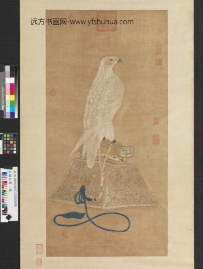 宋绣白鹰轴.jpg