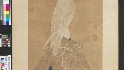 宋绣白鹰轴.jpg