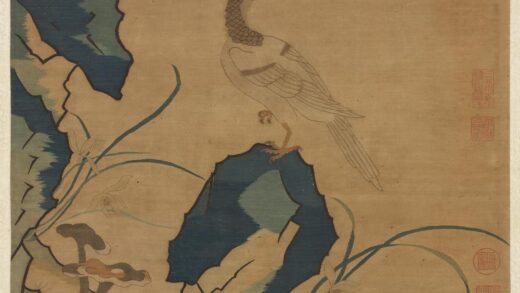 宋缂丝文雉轴.jpg