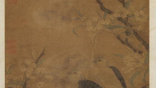 宋缂丝花鸟轴.jpg