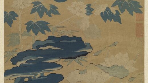 宋缂丝蓉塘戏鹭轴.jpg