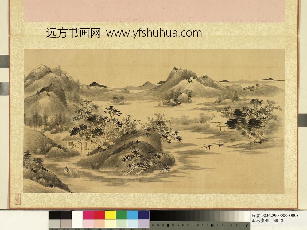 山水画册册-倚窗闲看