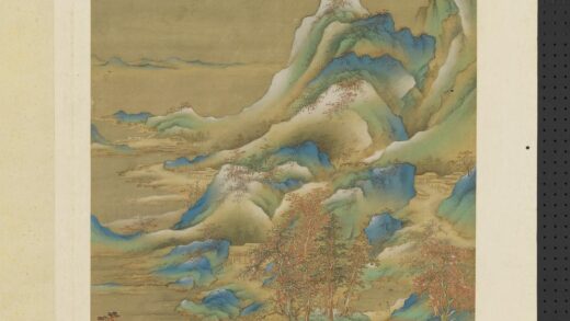 明人仿宋元诸家山水册 雪溪乘兴.jpg