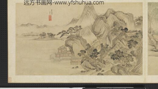 明人画幅集册 水阁依崖.jpg