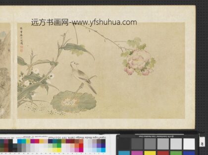 明人画幅集册 芦菊芙蓉.jpg