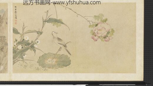 明人画幅集册 芦菊芙蓉.jpg