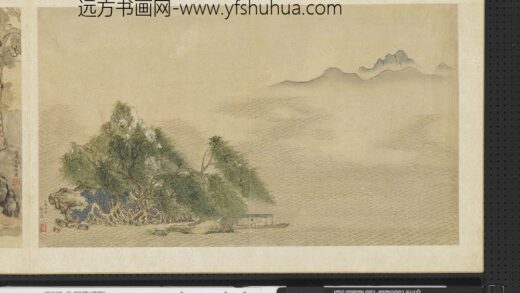 明人画幅集册 雨潮万顷.jpg