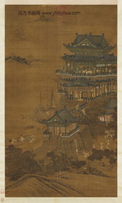 明人画望海楼图轴.jpg