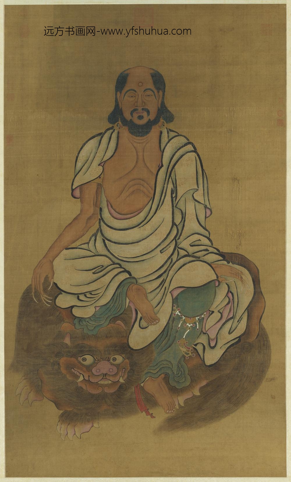 明人观音大士像轴