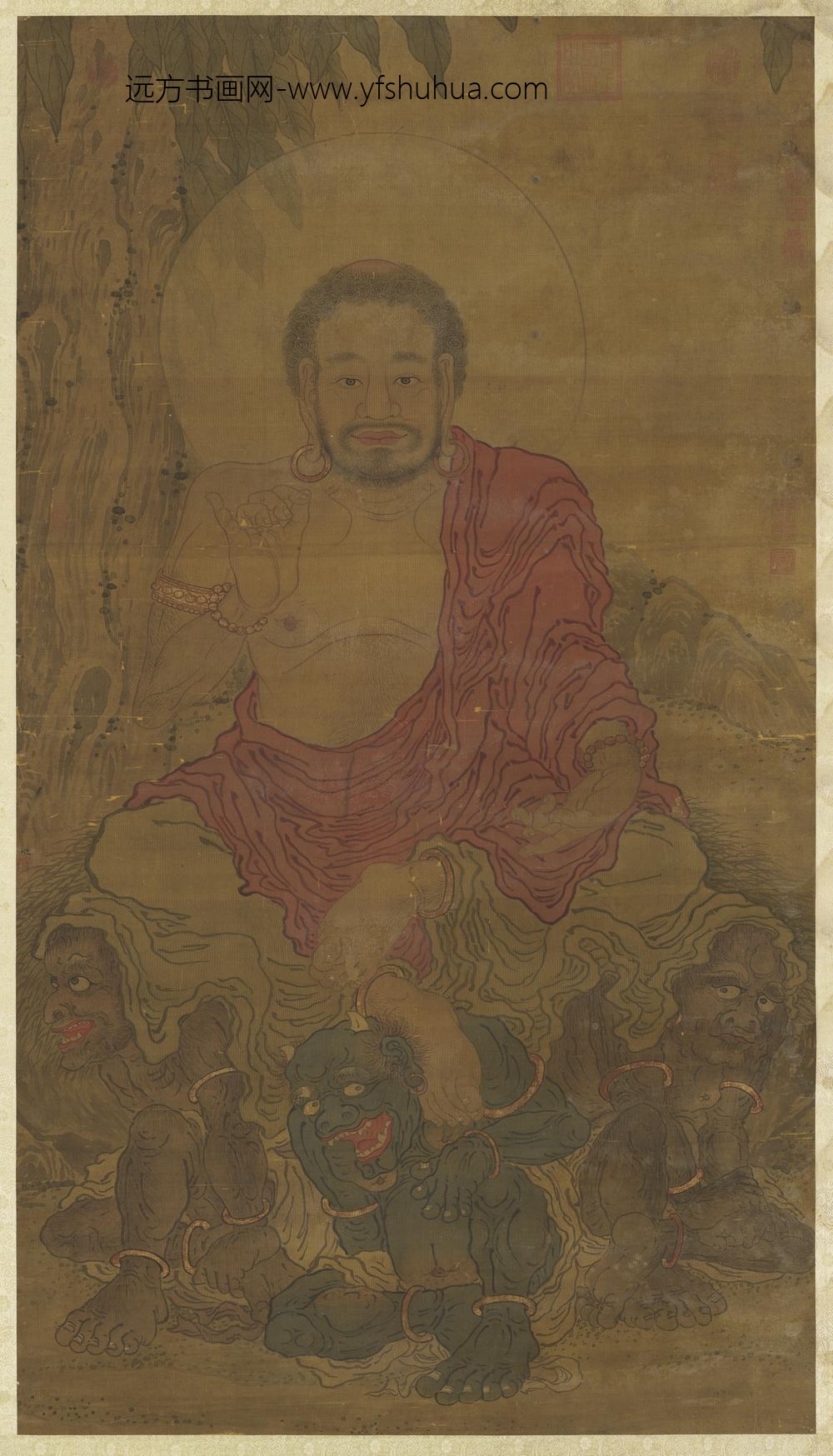 明人释迦牟尼佛轴