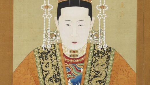 明代帝后半身像（一）册 孝康敬皇后.jpg