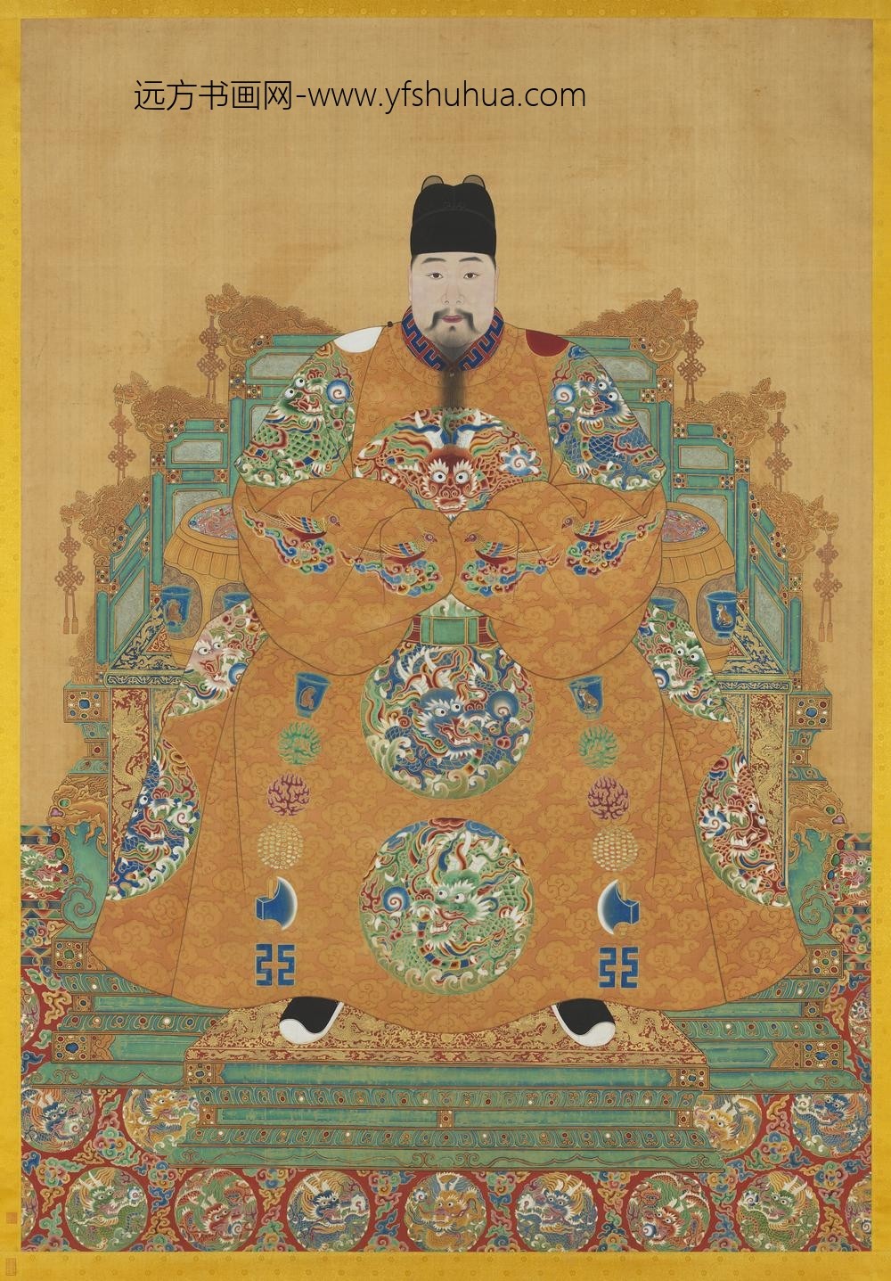 明兴献王坐像轴