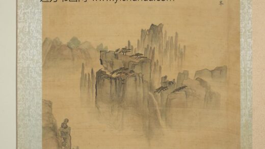 明周用画新安十景图册 始信峰.jpg