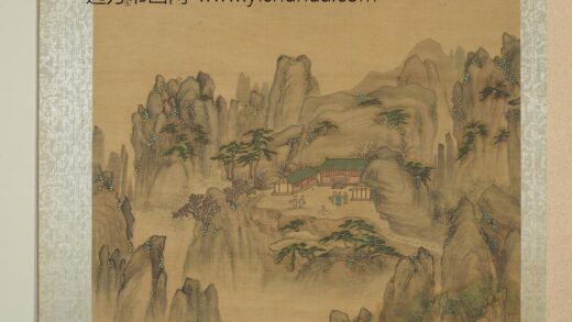 明周用画新安十景图册 文殊台.jpg