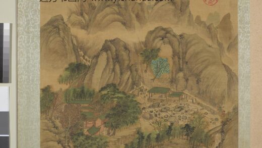 明周用画新安十景图册 汤泉.jpg