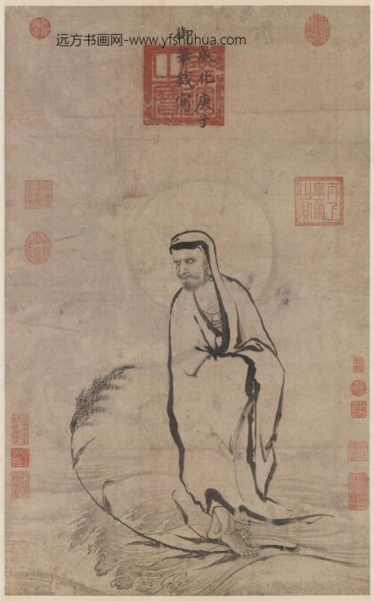 明宪宗画达摩轴.jpg