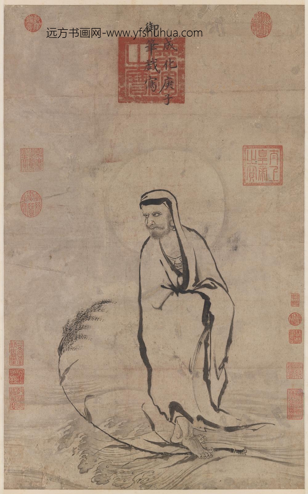 明宪宗画达摩轴