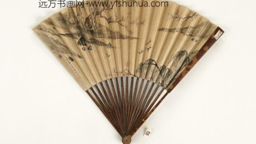明张寅画柳燕桃花成扇 1.jpg