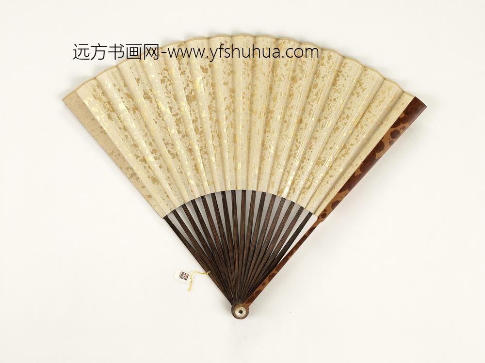 明张寅画柳燕桃花成扇-