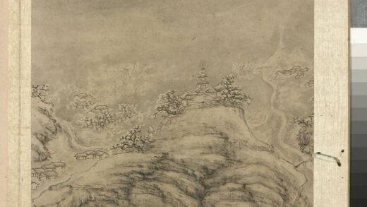 明张经画山水册 雪天山白.jpg