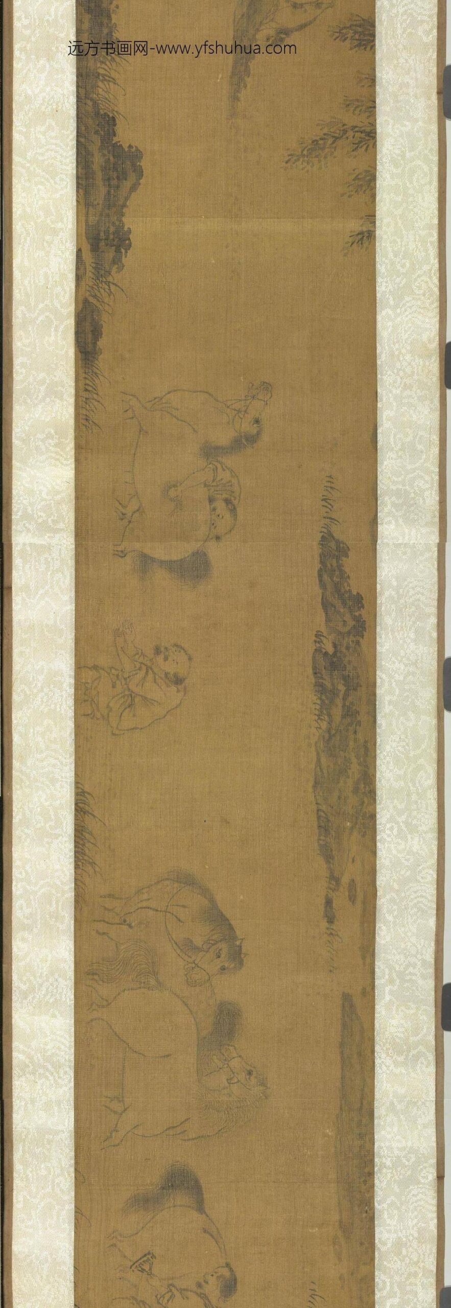 明王式天闲十二图卷_