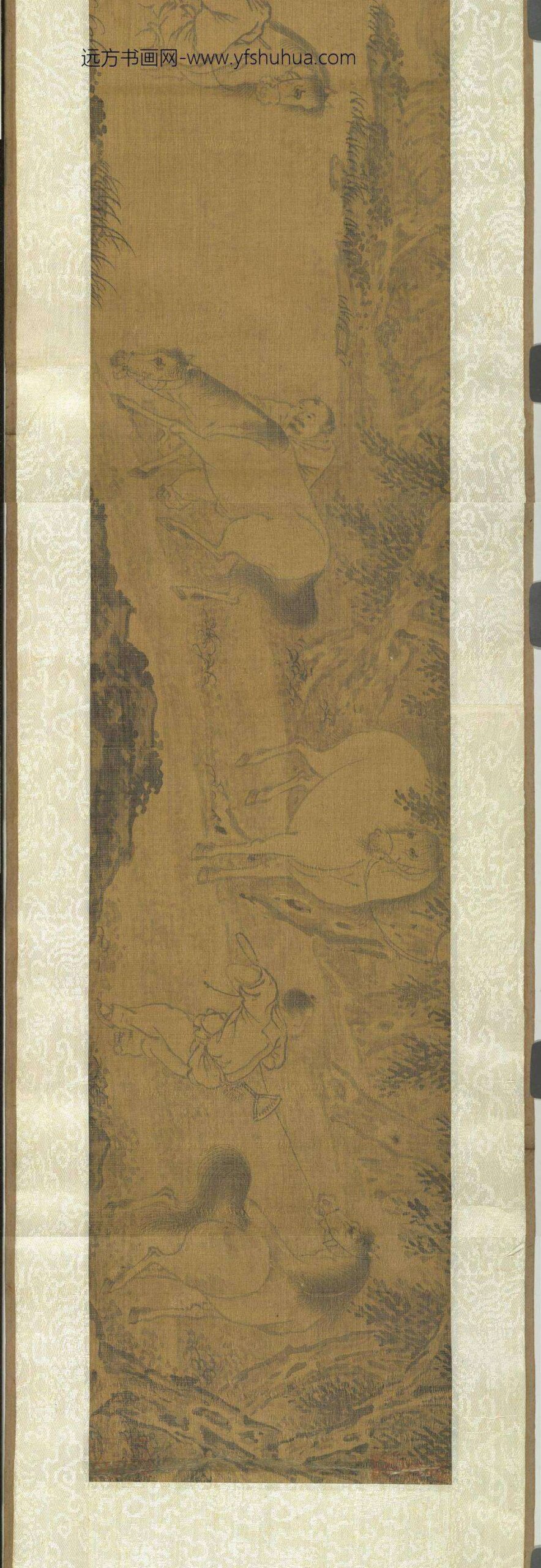 明王式天闲十二图卷_