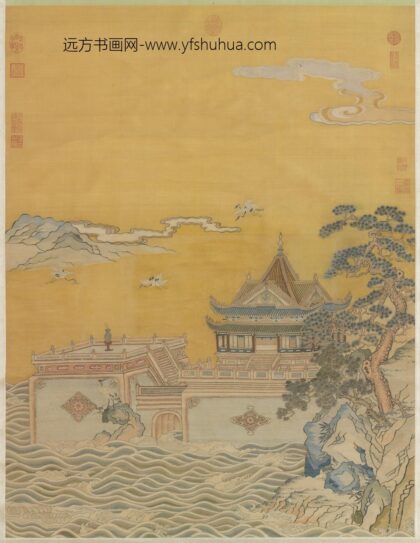 明缂丝海屋添筹轴.jpg