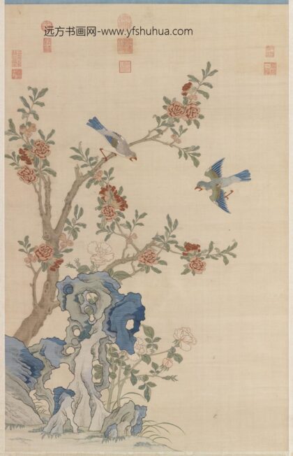 明缂丝花鸟轴.jpg