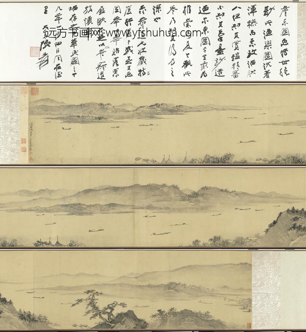 明詹景凤渔乐图卷明詹景凤渔乐图卷