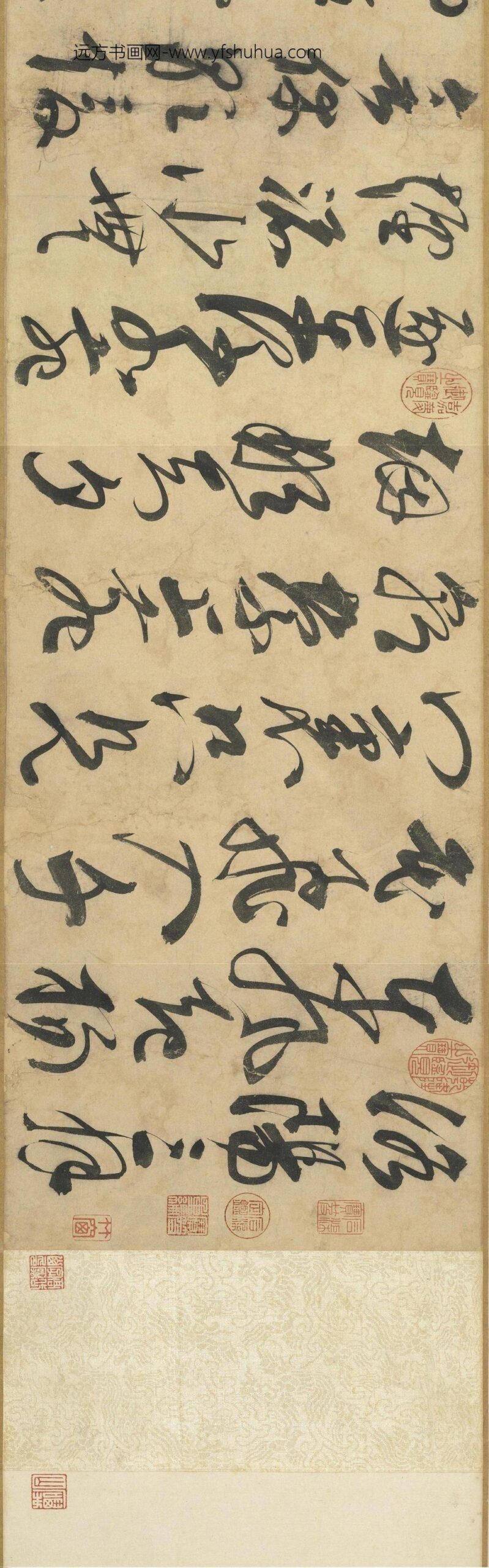 明邢侗草书古诗卷_